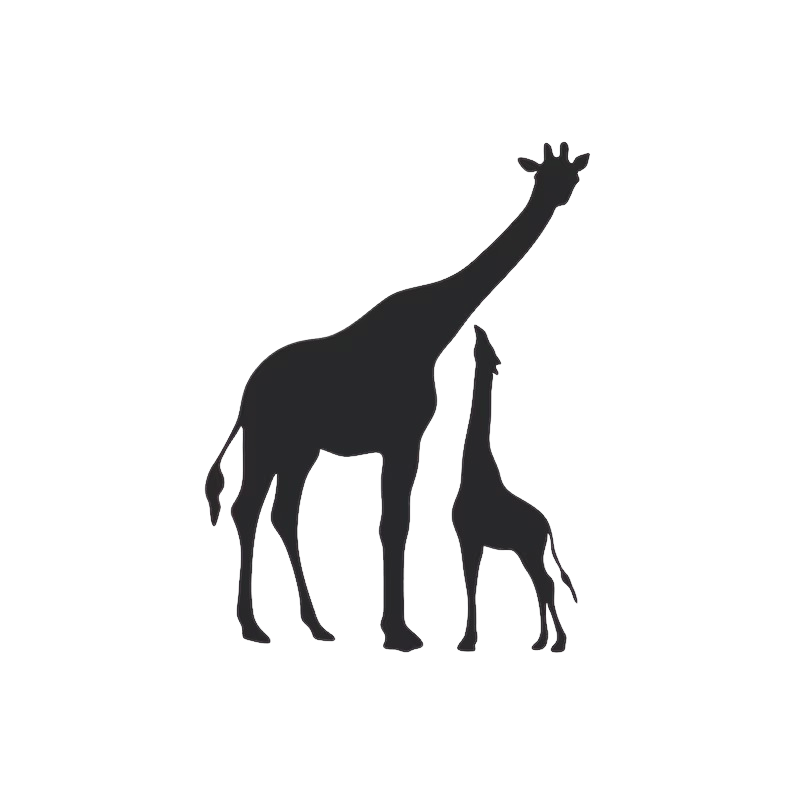 giraffe-silohuette